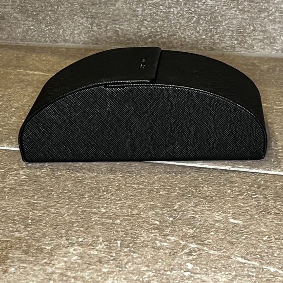 Prada Saffiano Black Hard Shell Glasses Case - Picture 3 of 3